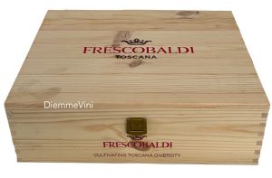 Cassa Legno Vuota nuova 3 bottiglie Frescobaldi