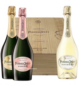 Confezione Legno tris Champagne Les Classiques Perrier Jouet
